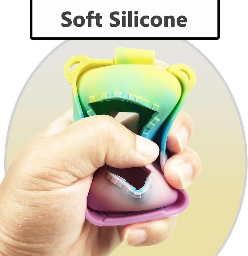 JCHPINE Silicone Cover Case for Bitzee Interactive Digital Pet and Case, Protective Skin Sleeve for Bitzee Virtual Electronic Pets Accessories (for Original 15 Animals) (Rainbow) - Image 5